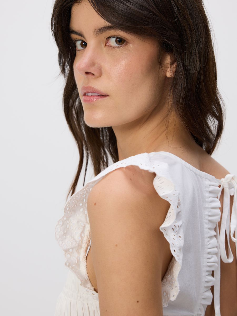 Midi haljina - krem - RESERVED - 2