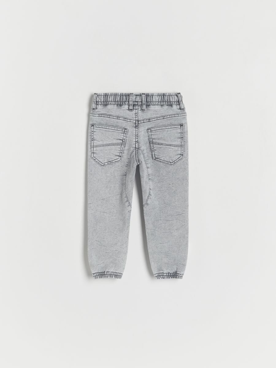 Elastic jogger jeans - light grey - RESERVED - 5