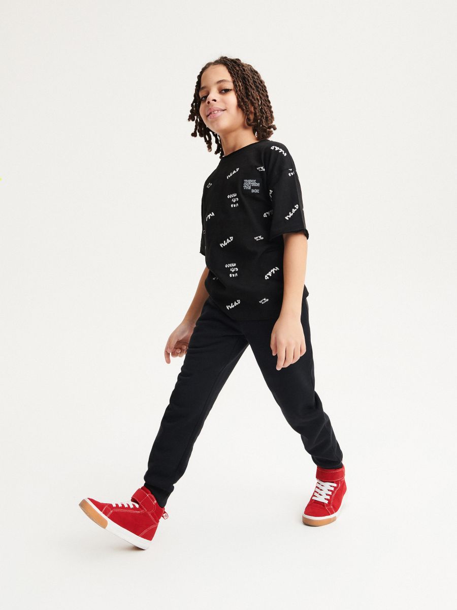 Jogger tracksuit bottoms - black - RESERVED - 8