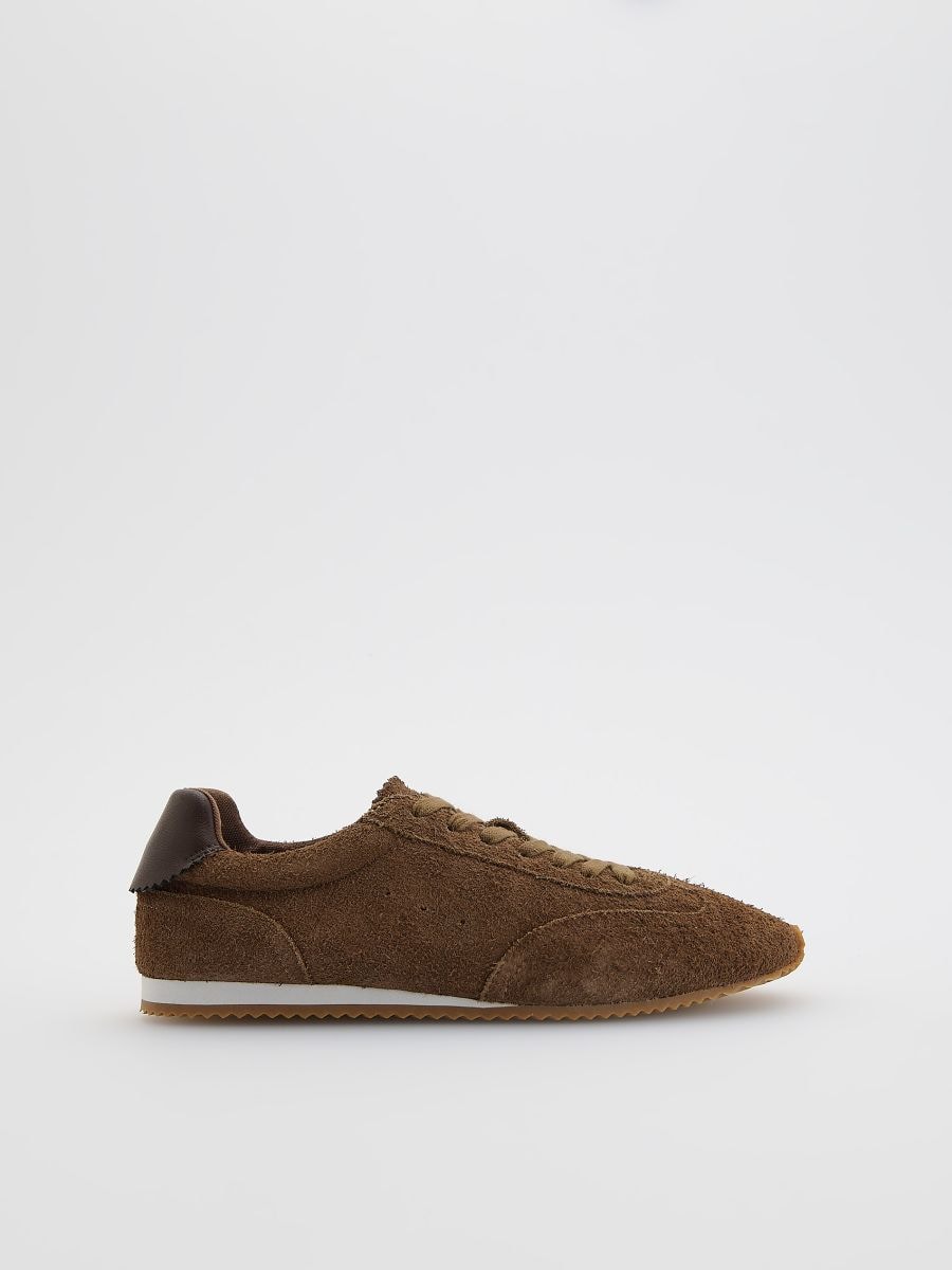 Suede sneakers - brown - RESERVED