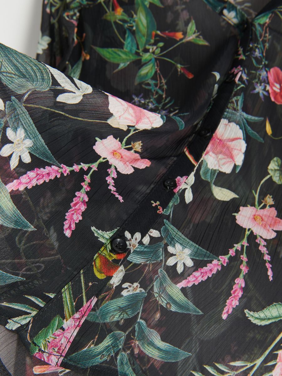 Patterned blouse - black - RESERVED - 5