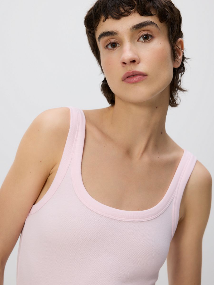 Bawełniane body - pastelowy róż - RESERVED - 3