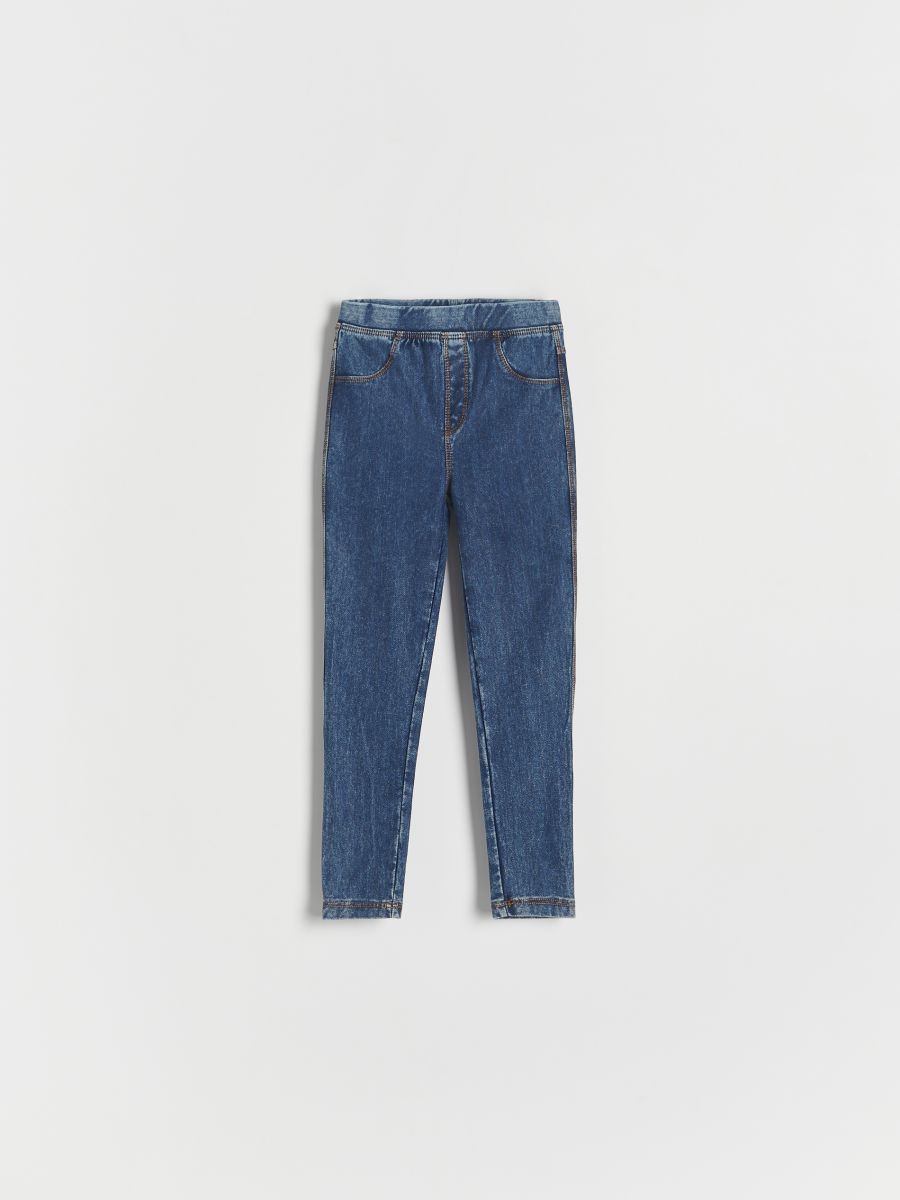 Elastic jeggings - blue jeans - RESERVED