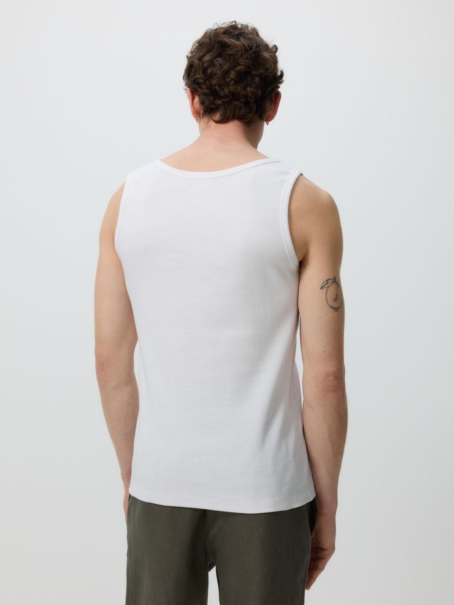 Cotton tank top - white - RESERVED - 4