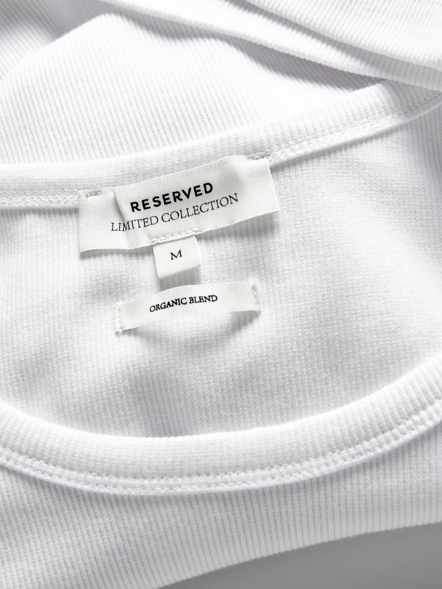 Cotton tank top - white - RESERVED - 8