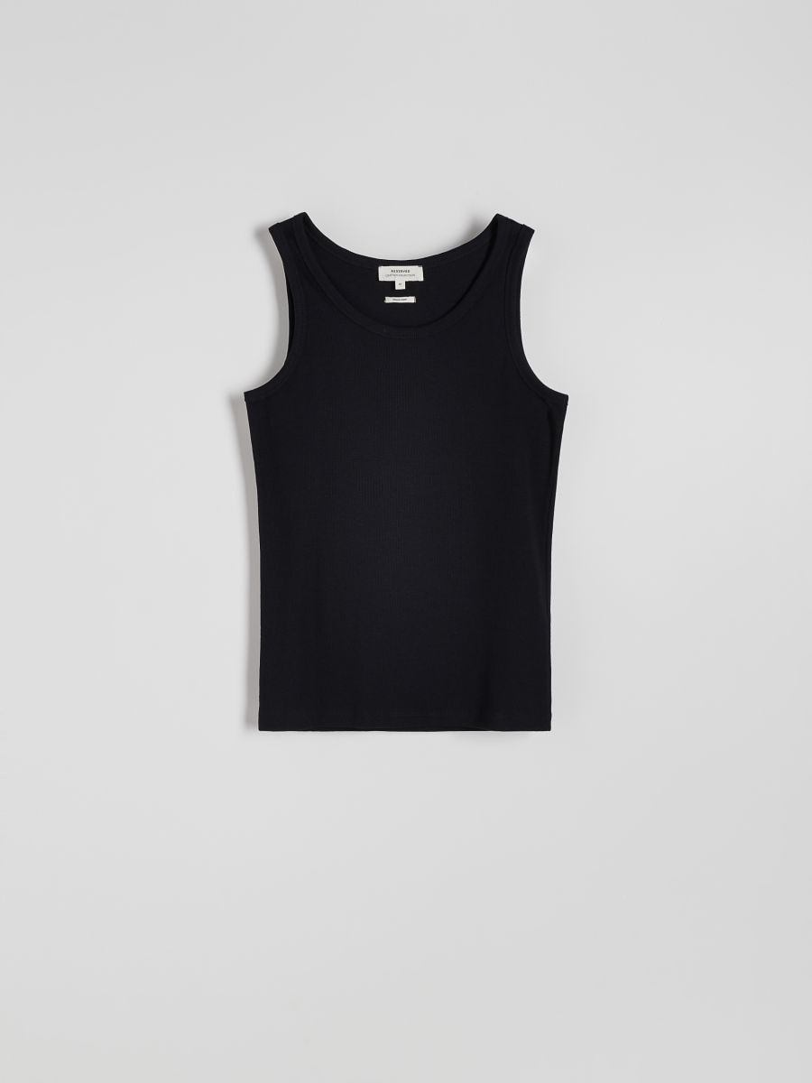 Cotton tank top - black - RESERVED - 9