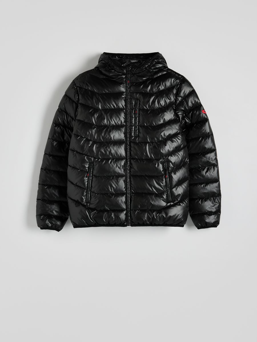 Quilted jacket with hood - black - RESERVED - 5