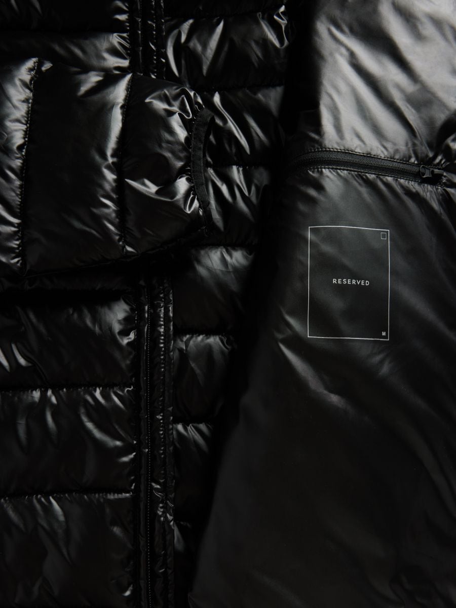 Quilted jacket with hood - black - RESERVED - 6
