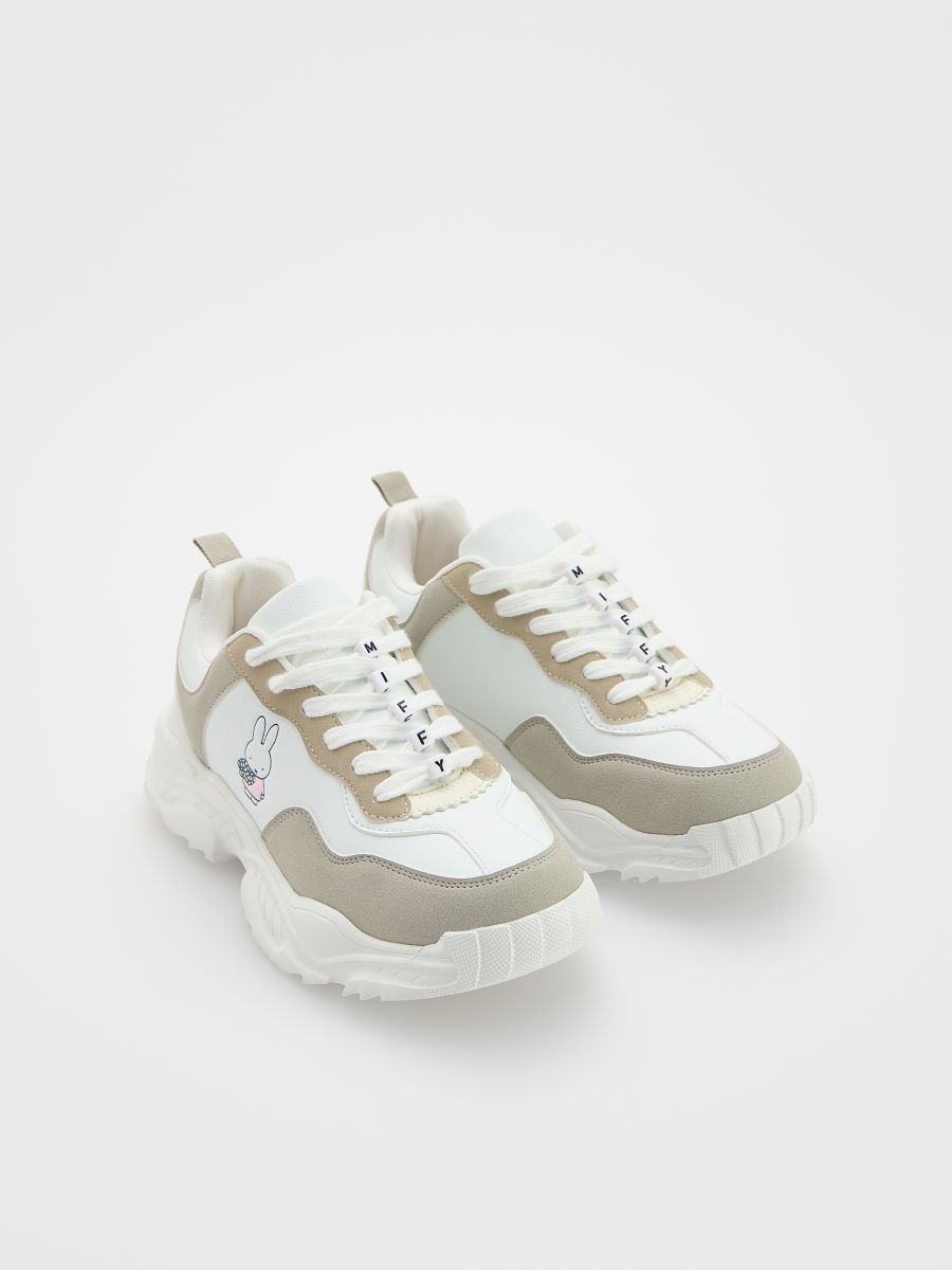 Miffy mixed-material sneakers - white - RESERVED - 2
