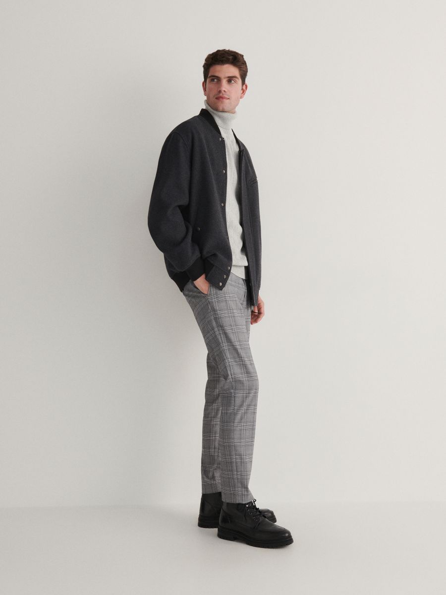 Slim pantalone - svetlo siva - RESERVED - 2