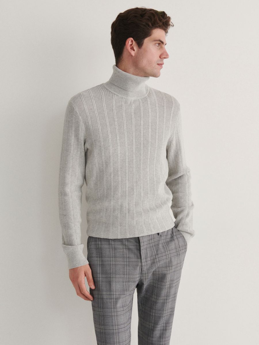 Slim pantalone - svetlo siva - RESERVED - 3