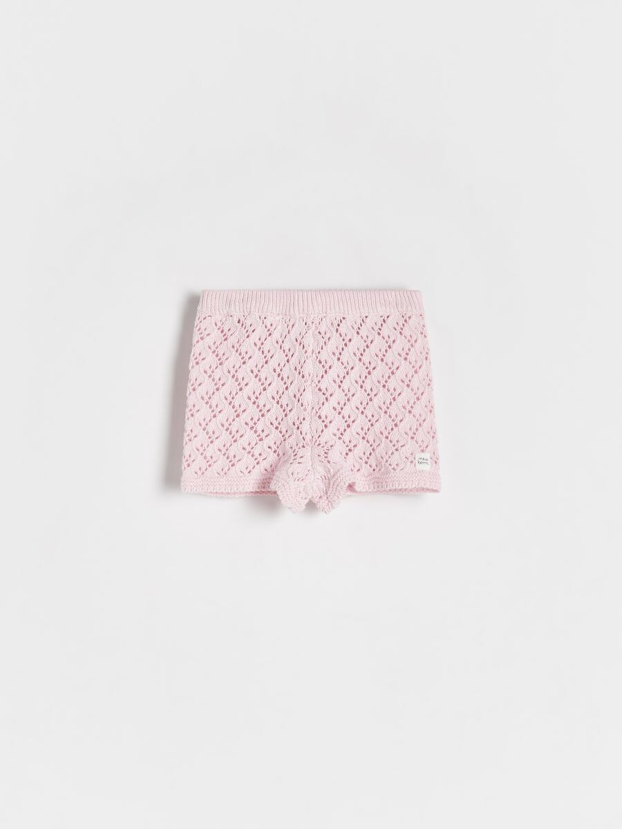 Openwork shorts - pastel pink - RESERVED - 2