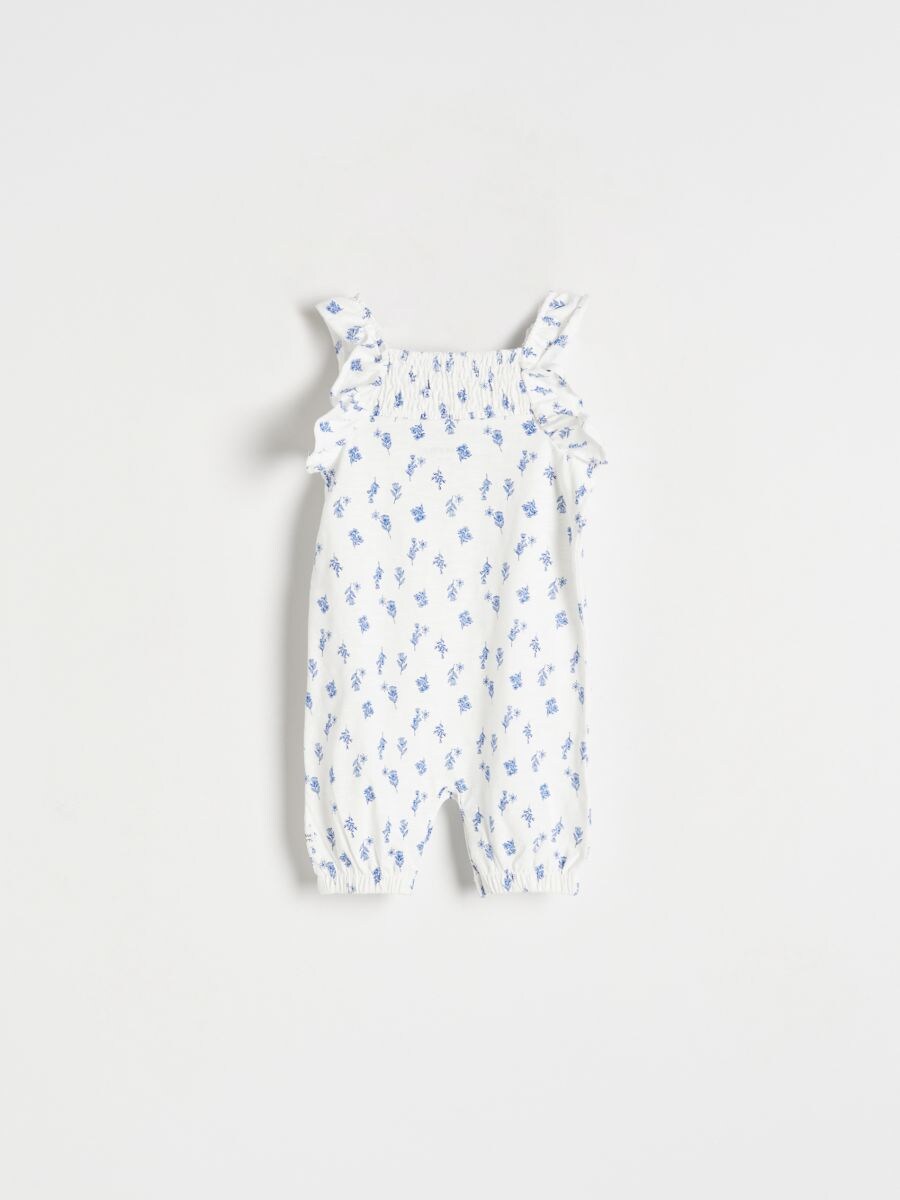 Jumpsuit with frill - cream - RESERVED - 2