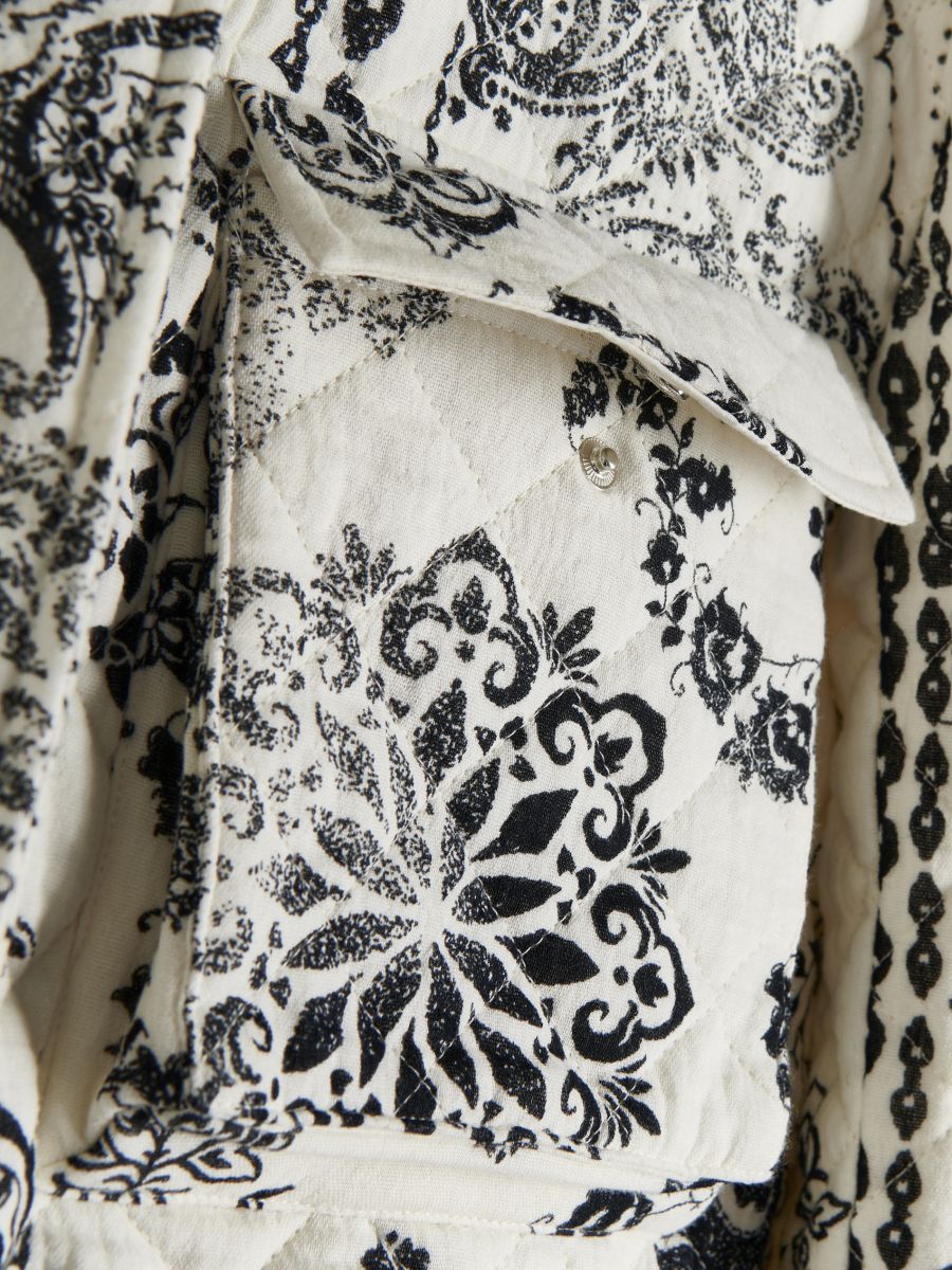 Paisley style pattern jacket - nude - RESERVED - 7