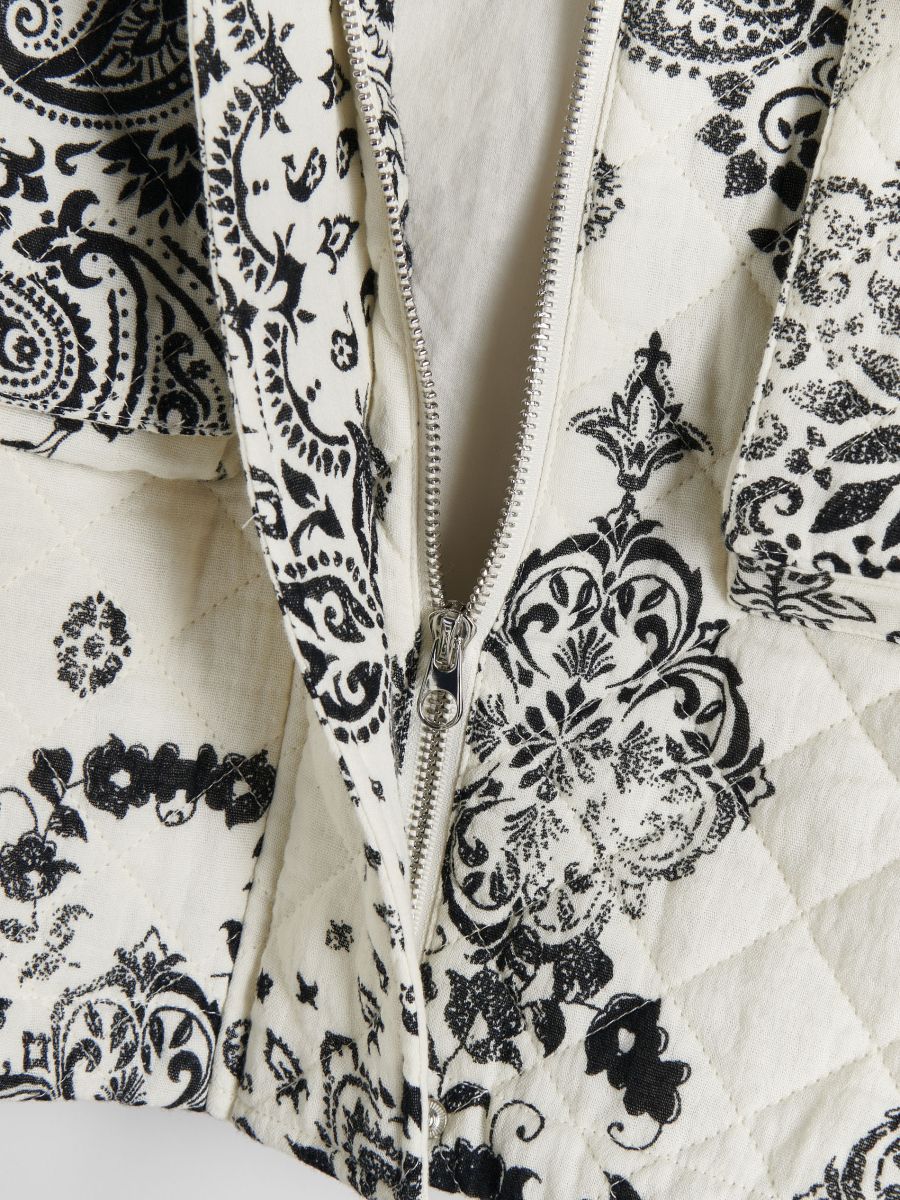 Paisley style pattern jacket - nude - RESERVED - 8