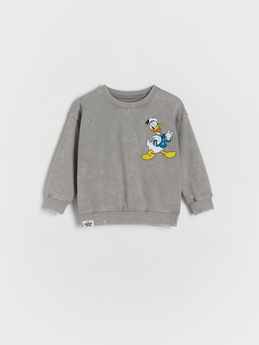 BOYS` T-SHIRT - Gris - RESERVED