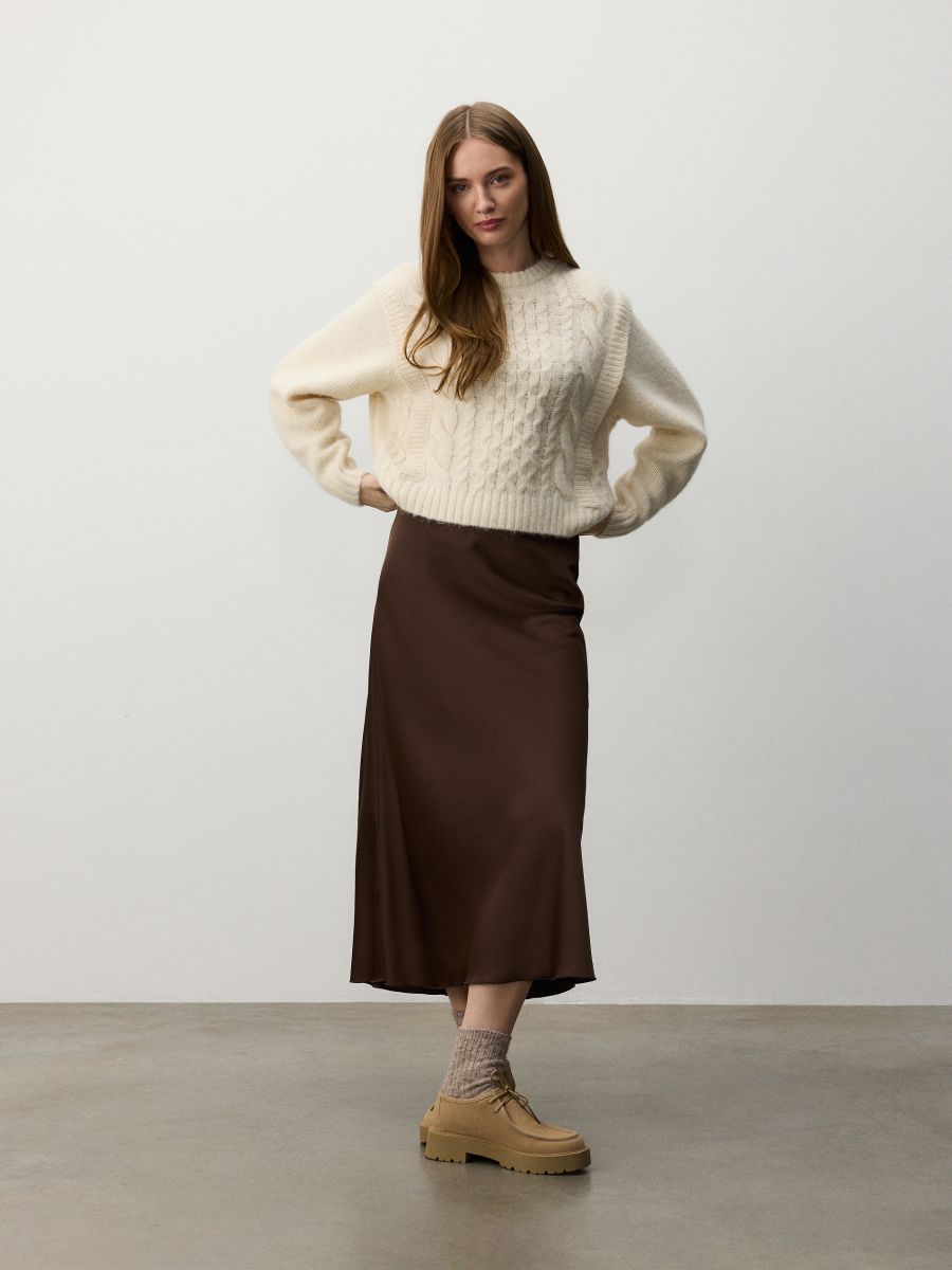 Wool blend jumper - cream - RESERVED - 2