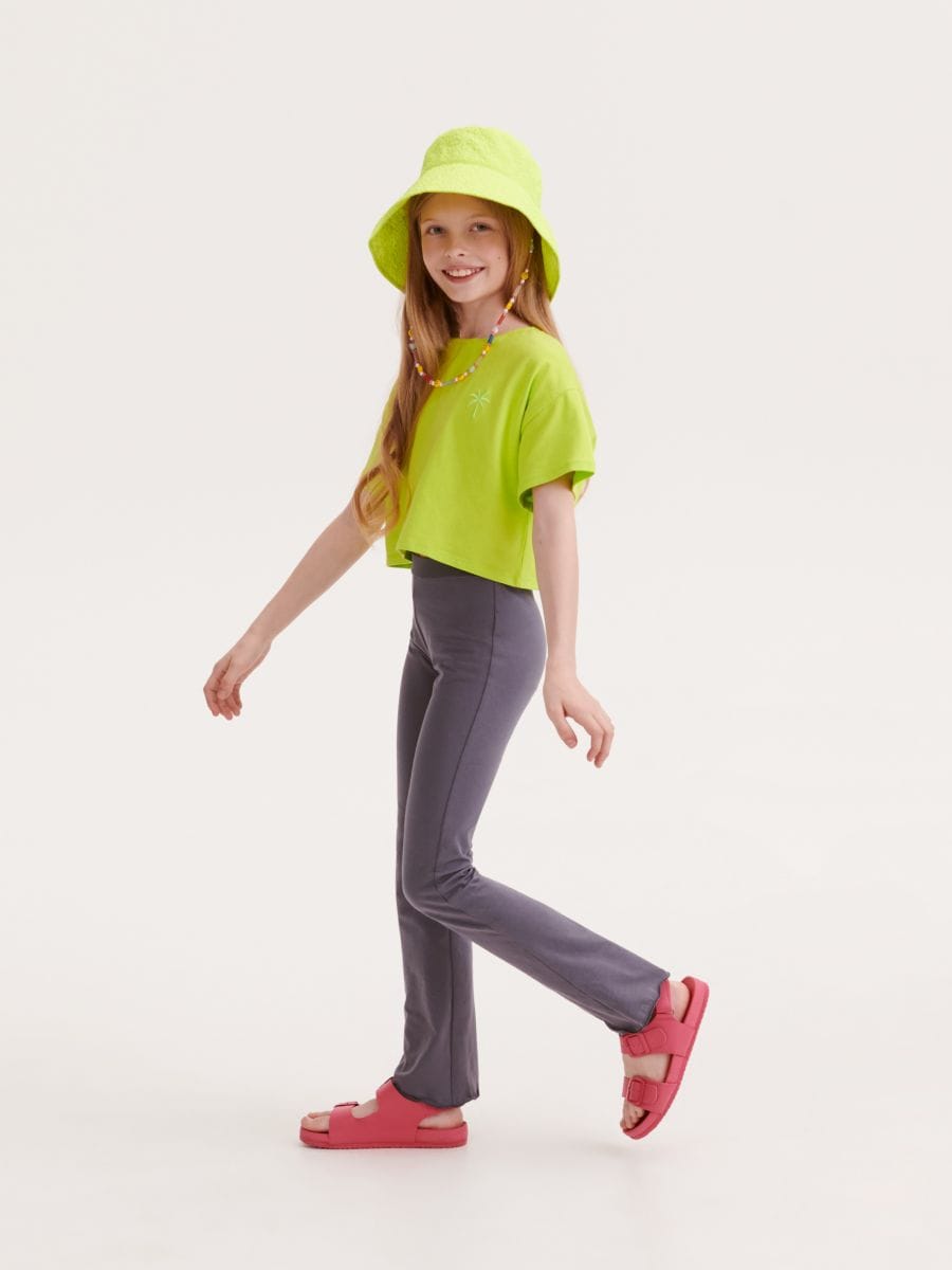 Flare trousers - dark grey - RESERVED - 2