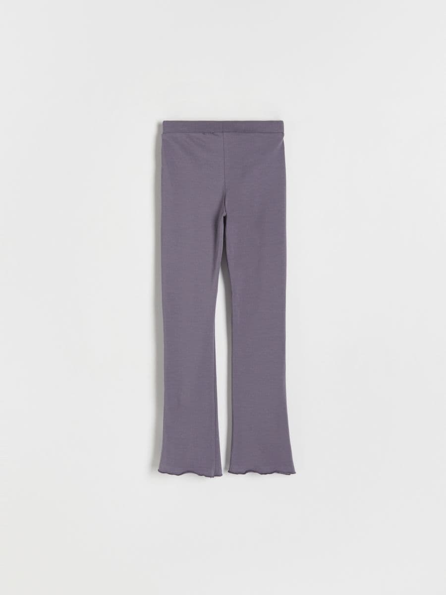 Flare trousers - dark grey - RESERVED - 3