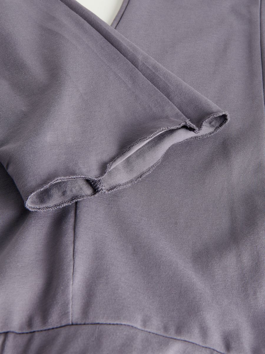 Flare trousers - dark grey - RESERVED - 5