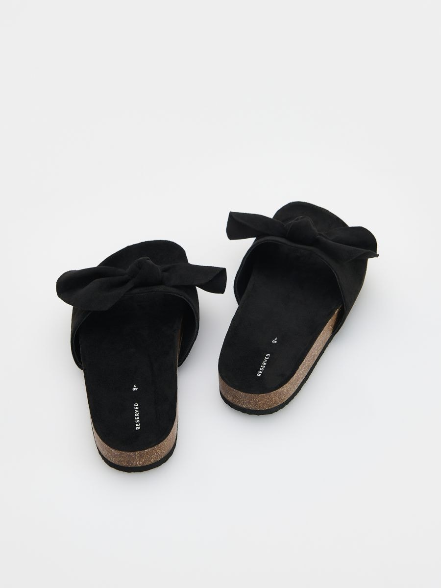 Slider sandals with bow detail - black - RESERVED - 3