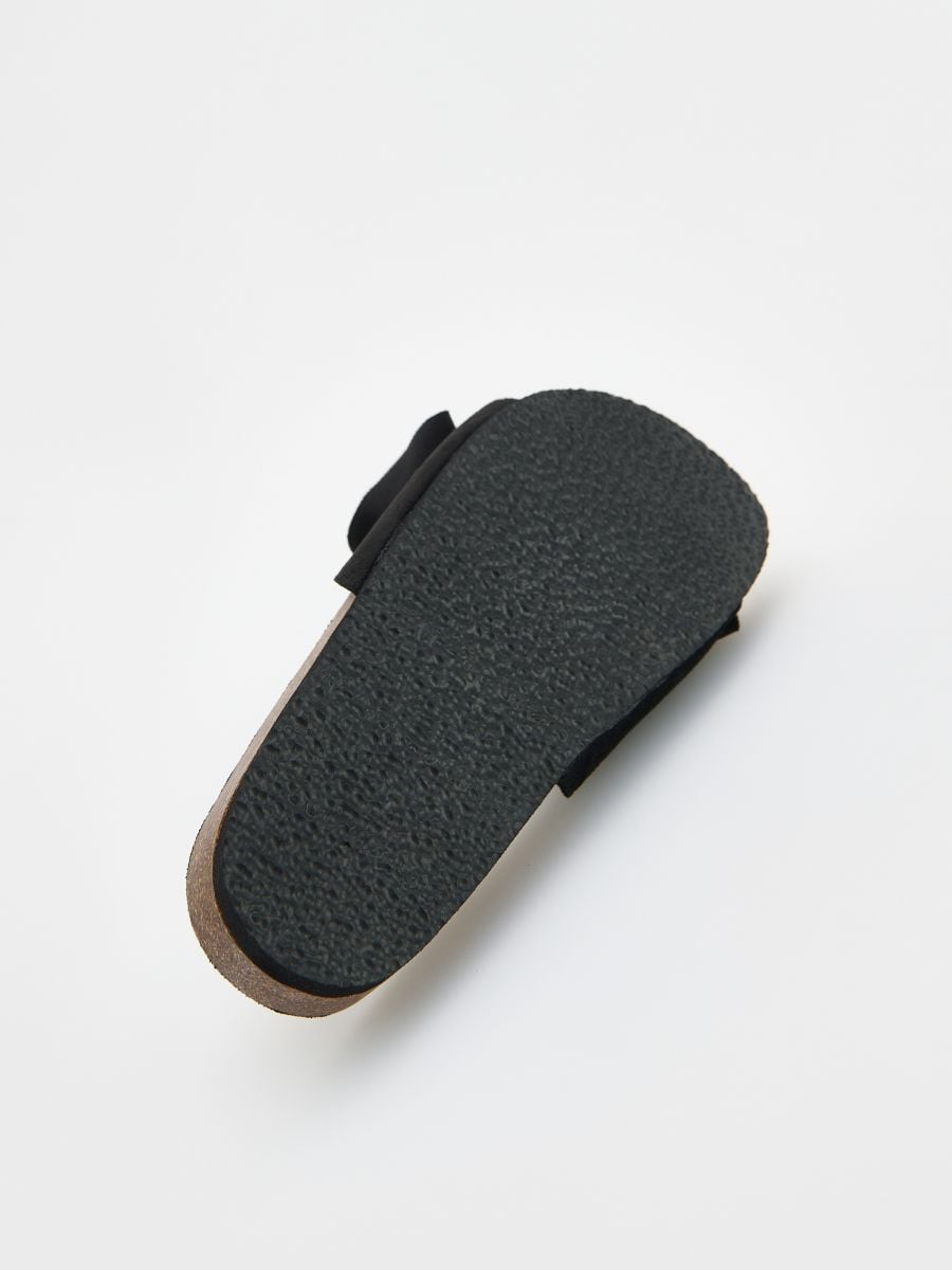Slider sandals with bow detail - black - RESERVED - 4