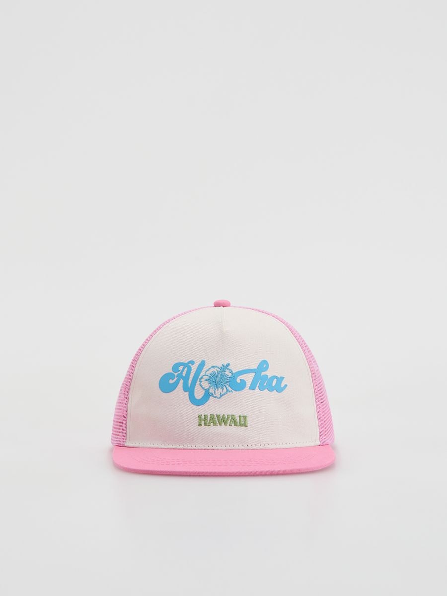 Cap with slogans - multicolor - RESERVED - 3