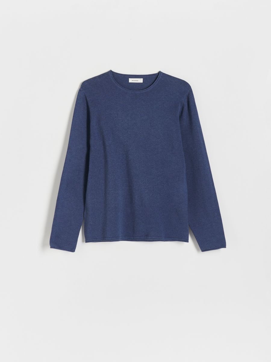 Pull en coton - Bleu - RESERVED - 4