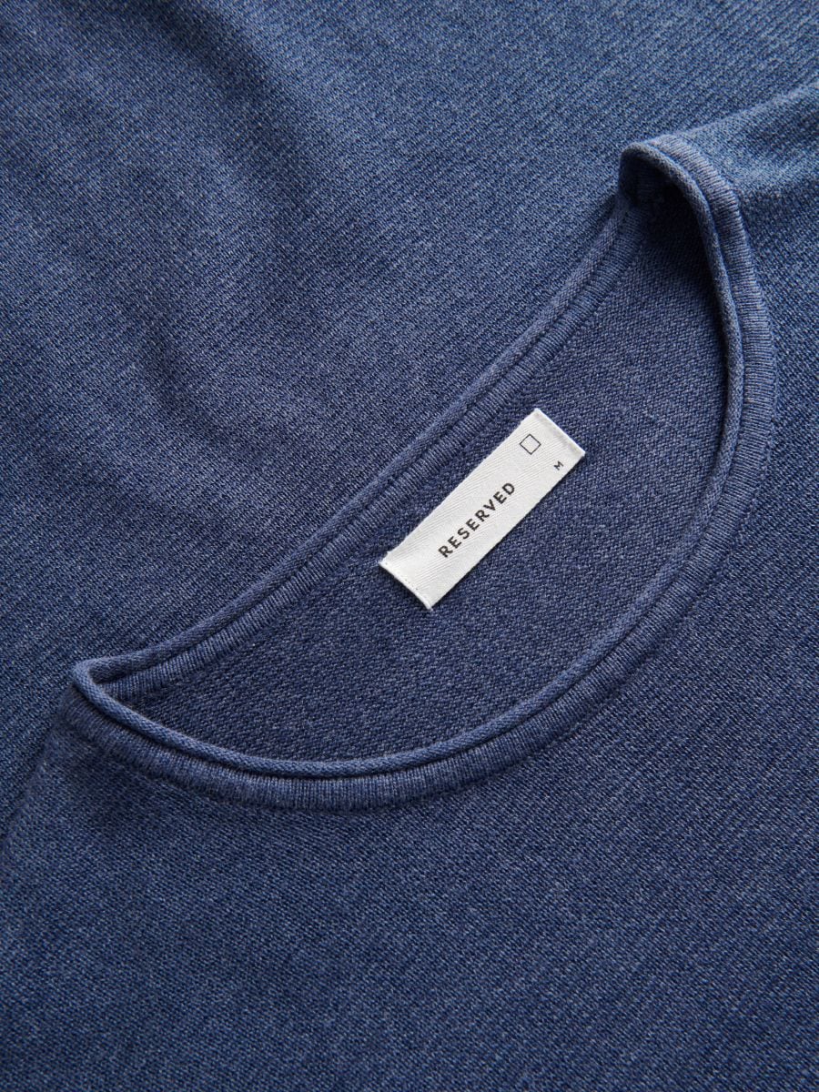 Pull en coton - Bleu - RESERVED - 5