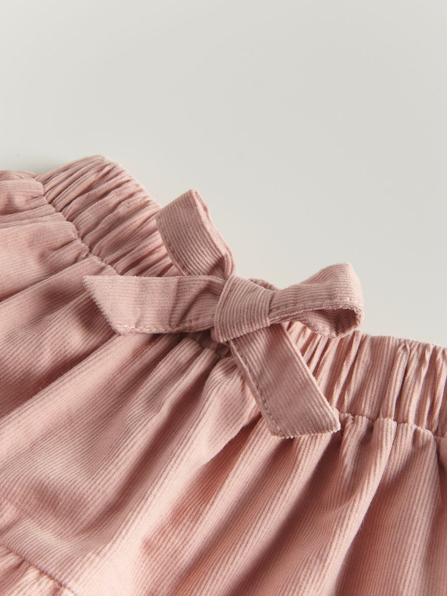 Saia com bainha com folhos - ROSA PASTEL - RESERVED - 3