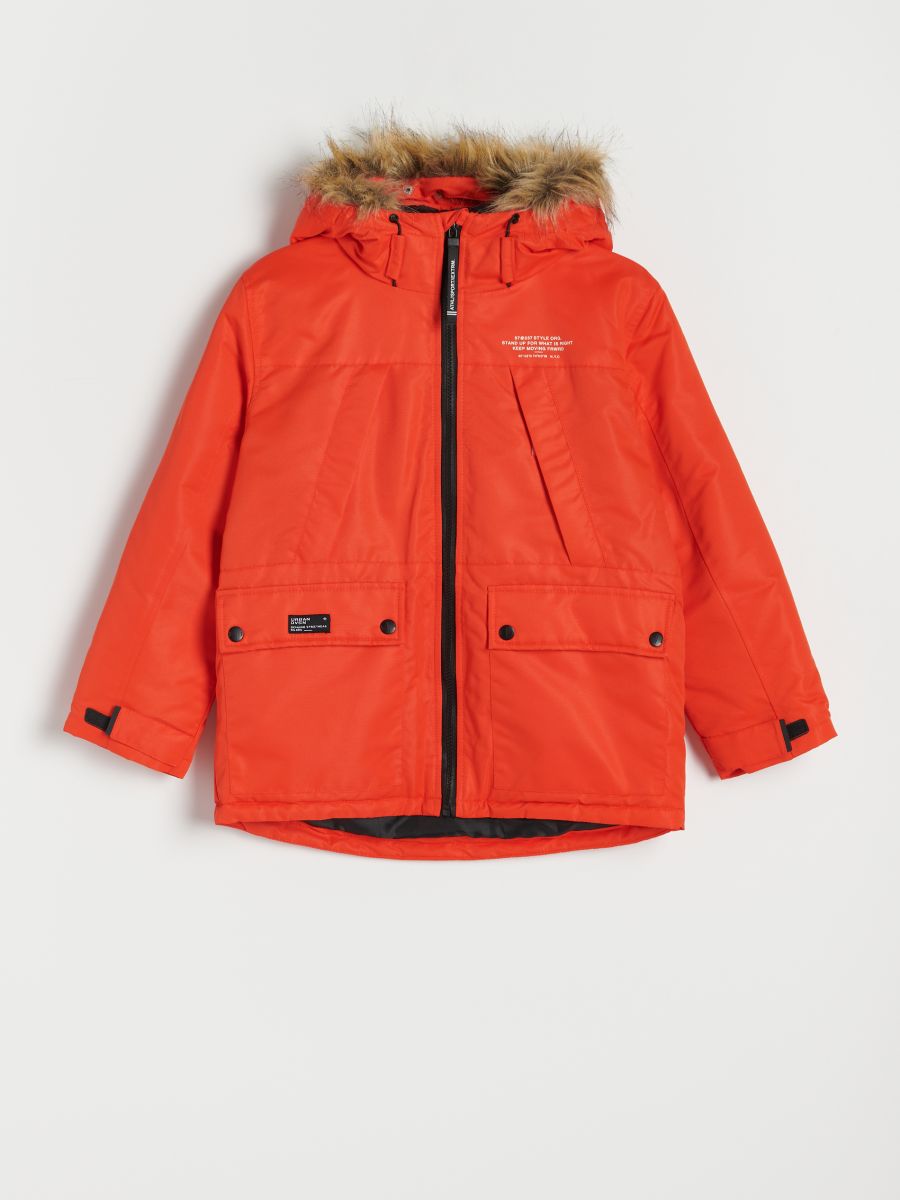 Insulated jacket with hood - red - RESERVED - 2