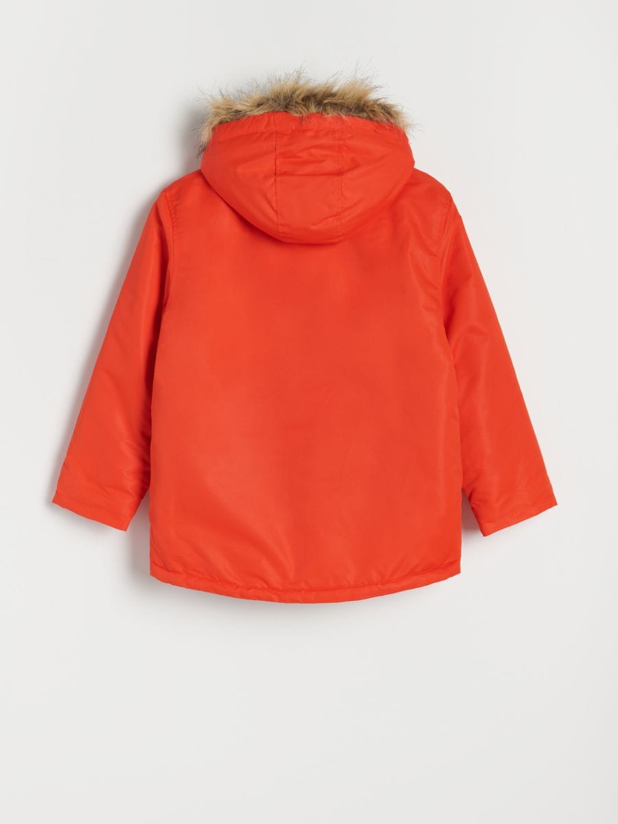 Insulated jacket with hood - red - RESERVED - 7