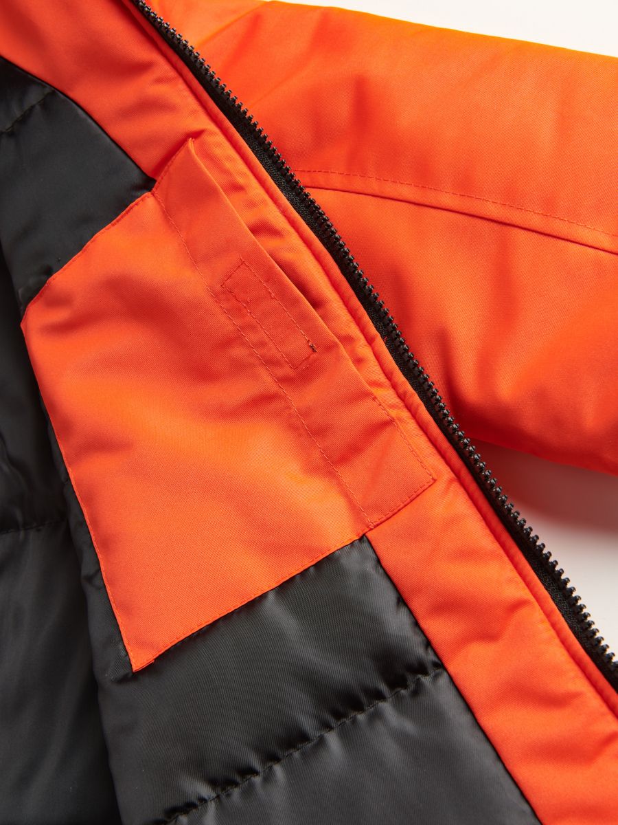 Insulated jacket with hood - red - RESERVED - 6