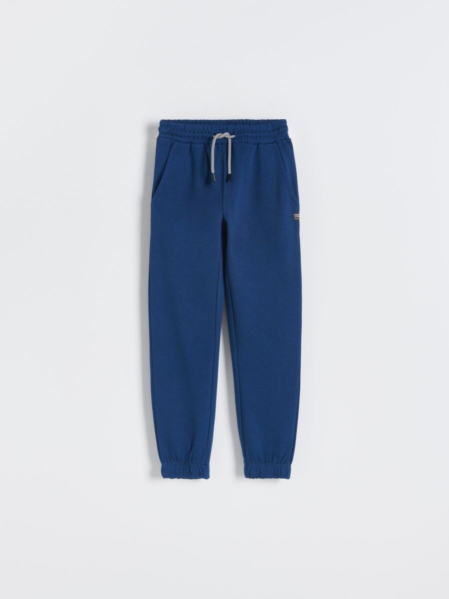 Sweatpants with patch - navy - RESERVED - 2