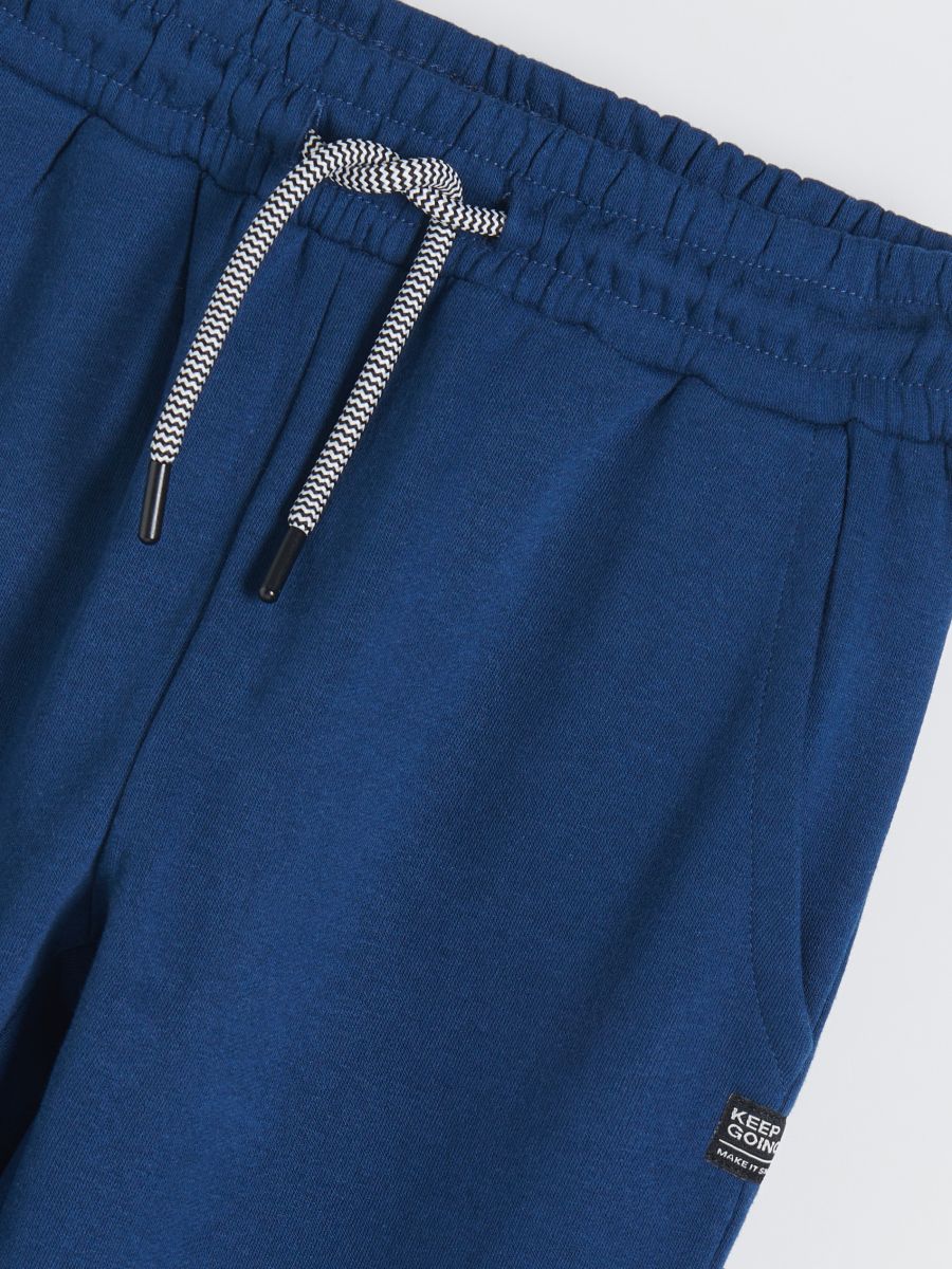Sweatpants with patch - navy - RESERVED - 6