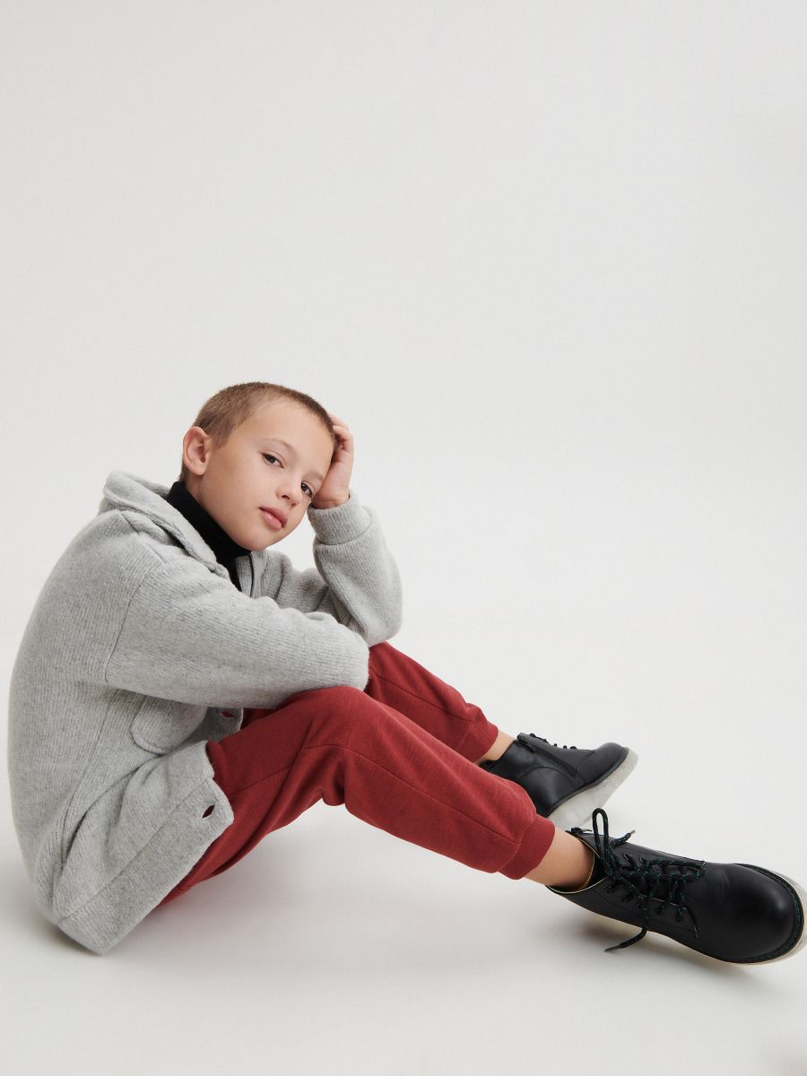 Jogger in maglia - malva - RESERVED - 5
