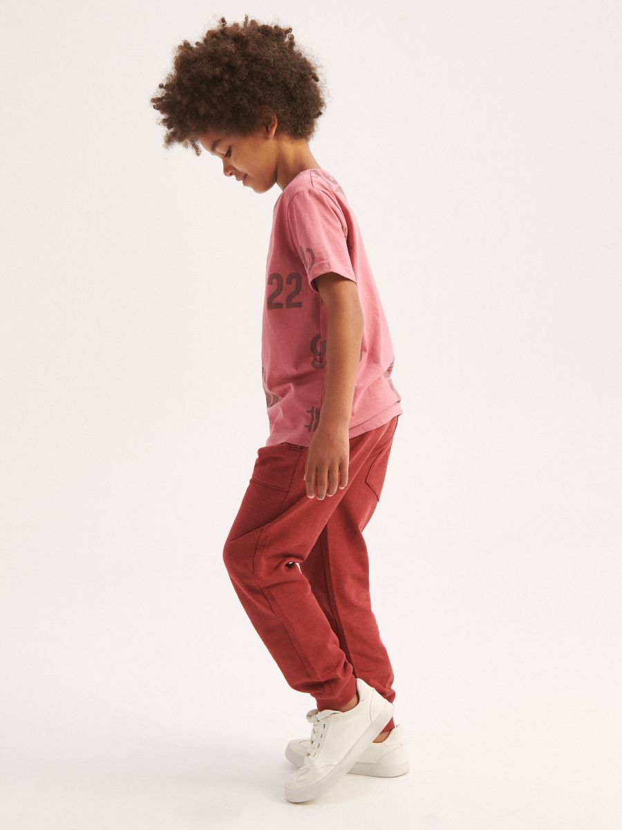 Jogger in maglia - malva - RESERVED - 3