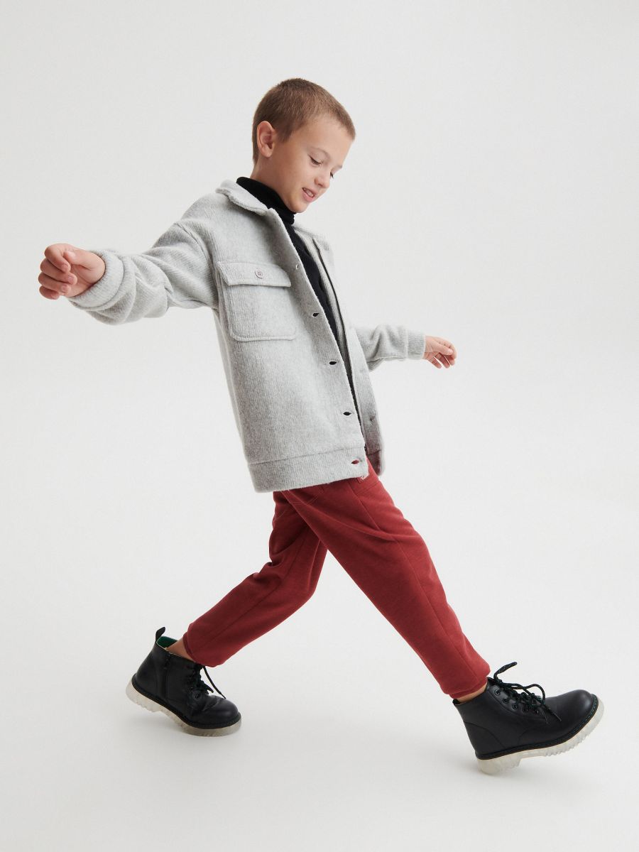 Jogger in maglia - malva - RESERVED - 6