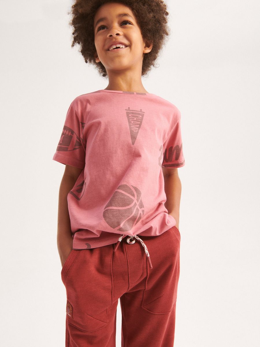 Jogger in maglia - malva - RESERVED - 4
