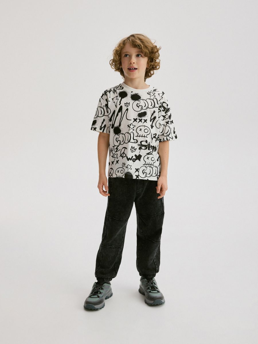 T-shirt with print - nude - RESERVED - 3