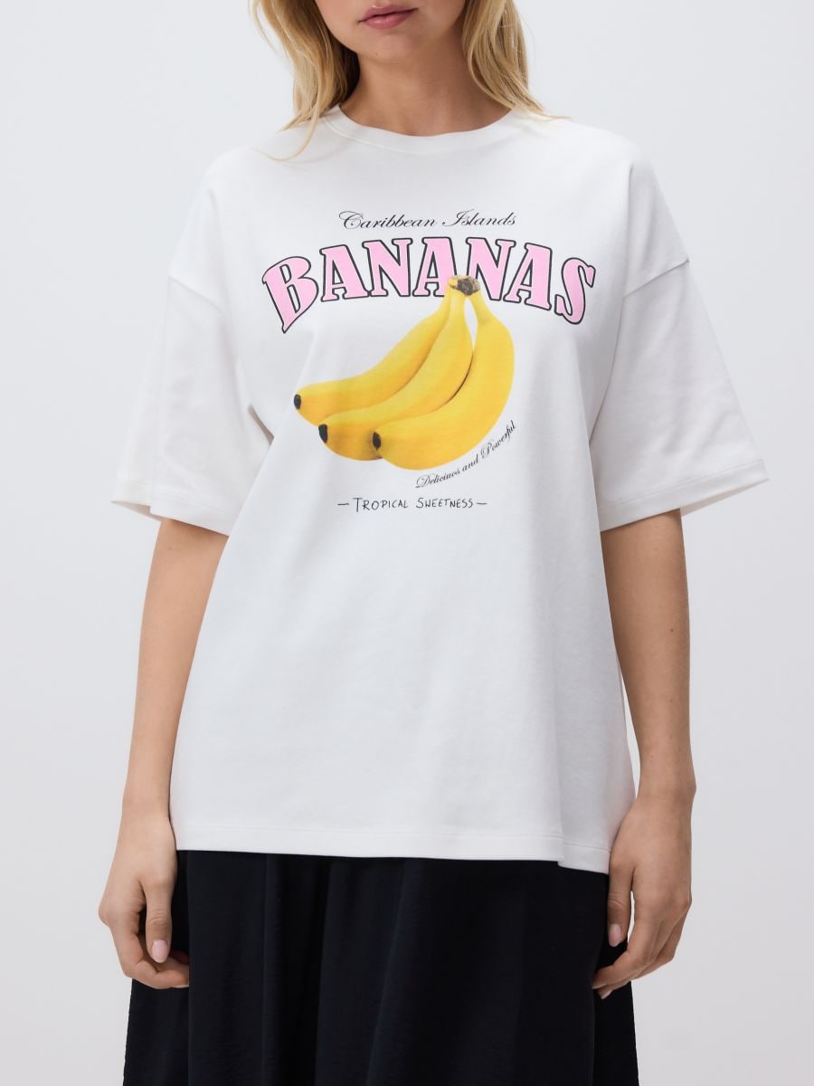 T-shirt with print - white - RESERVED - 4