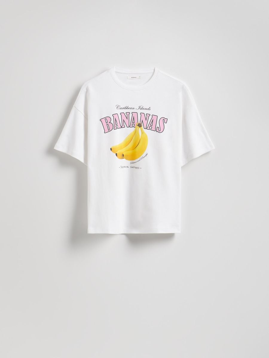 T-shirt with print - white - RESERVED - 2