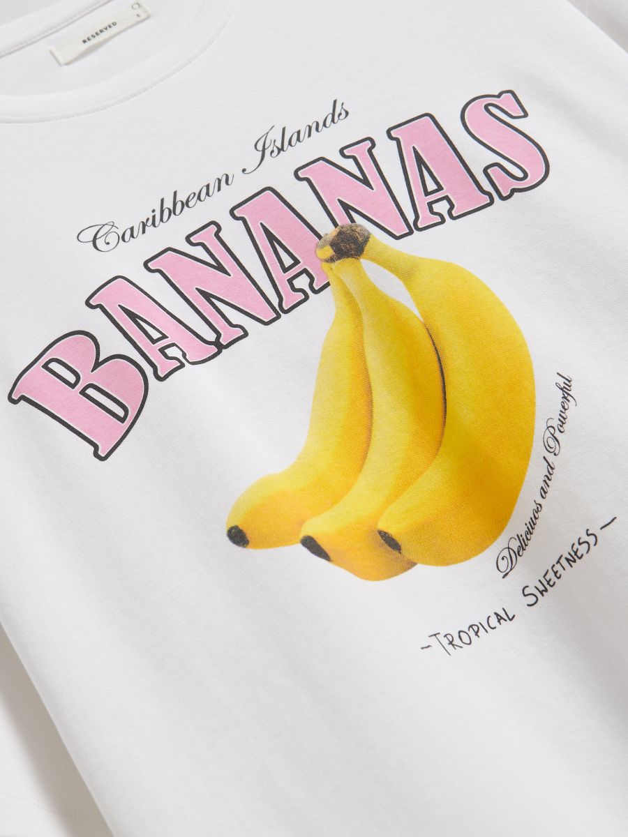 T-shirt with print - white - RESERVED - 7