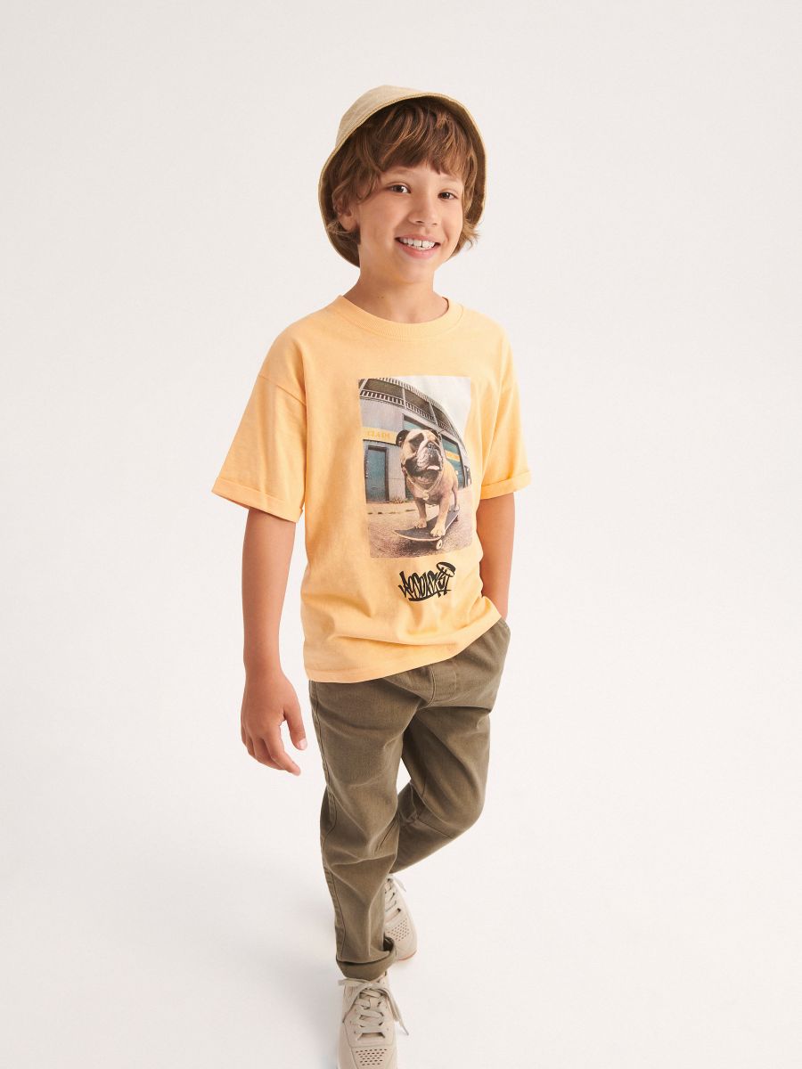Elastic joggers - light olive - RESERVED - 3