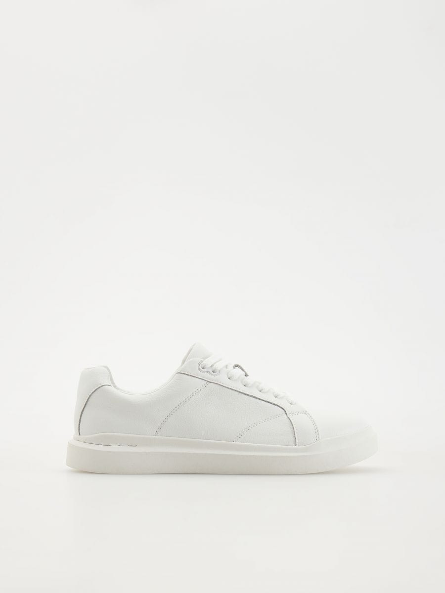 Sneakers in pelle - bianco - RESERVED