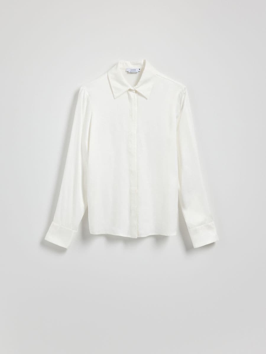 LADIES` SHIRT - creme - RESERVED