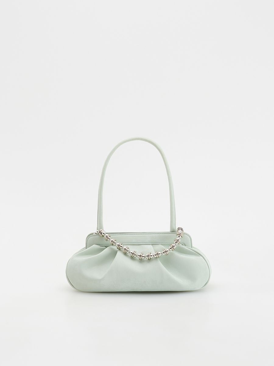 Chain crossbody bag - pale green - RESERVED - 2