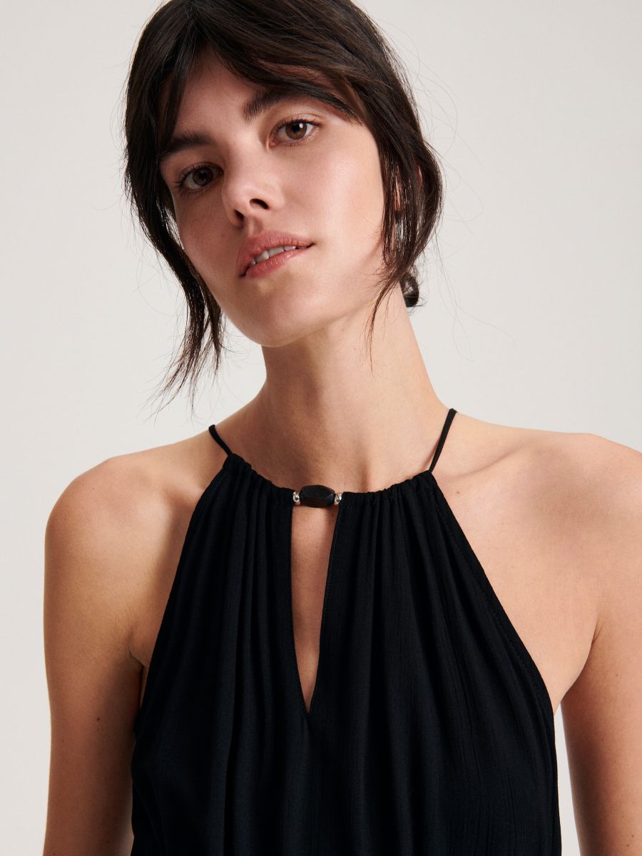 Jumpsuit with cut-out detail - black - RESERVED - 3