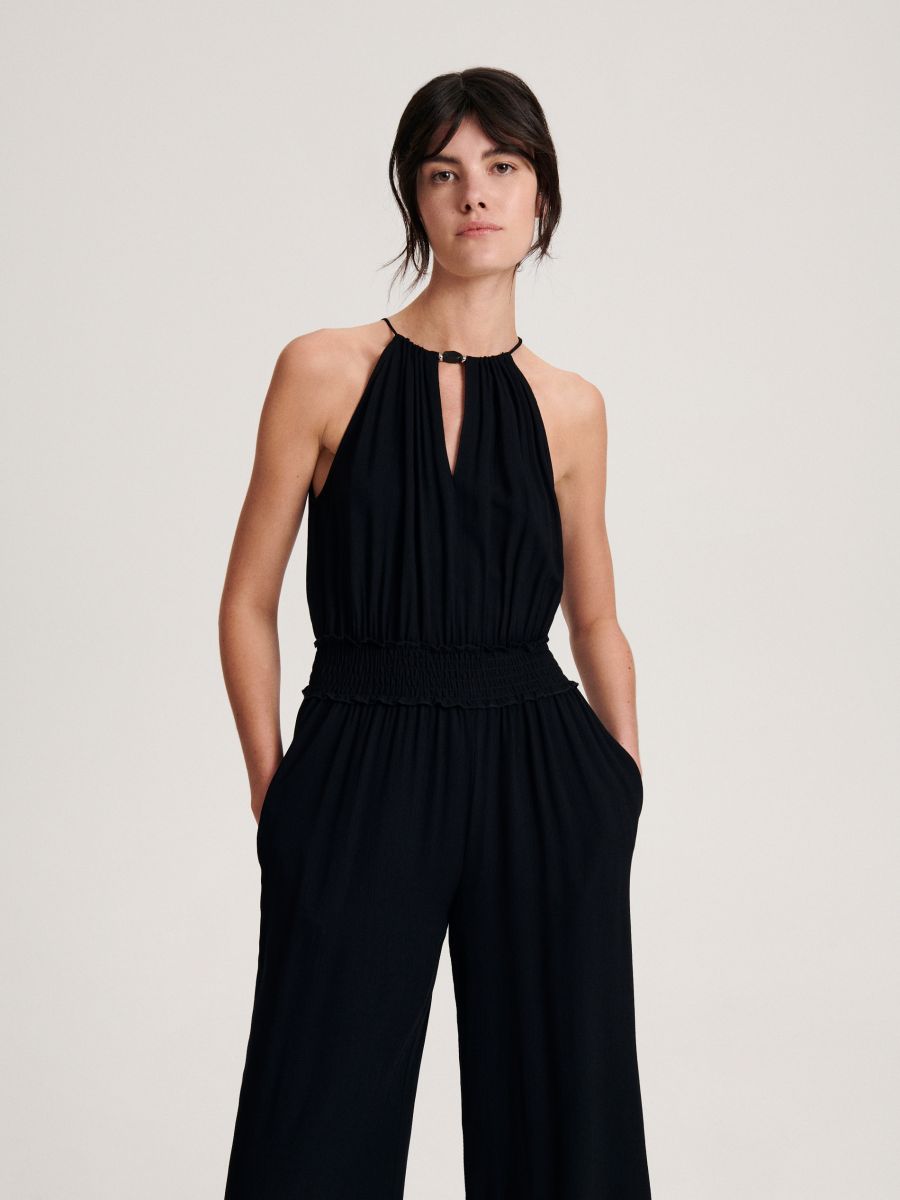 Jumpsuit with cut-out detail - black - RESERVED - 4
