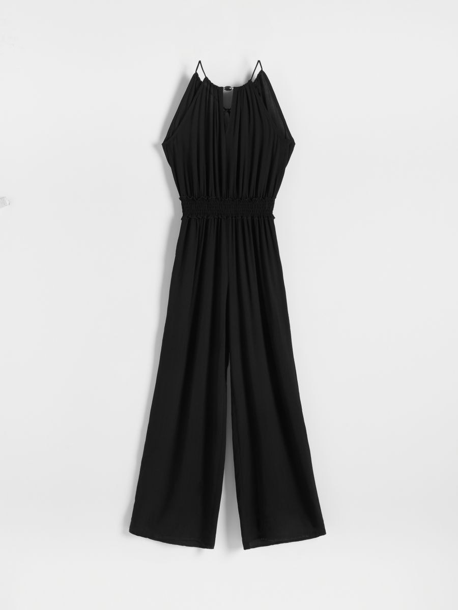 Jumpsuit with cut-out detail - black - RESERVED - 6